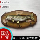 厂家供应海洋系列工艺树脂鱼木质工艺品摆件家居墙面背景墙装 饰