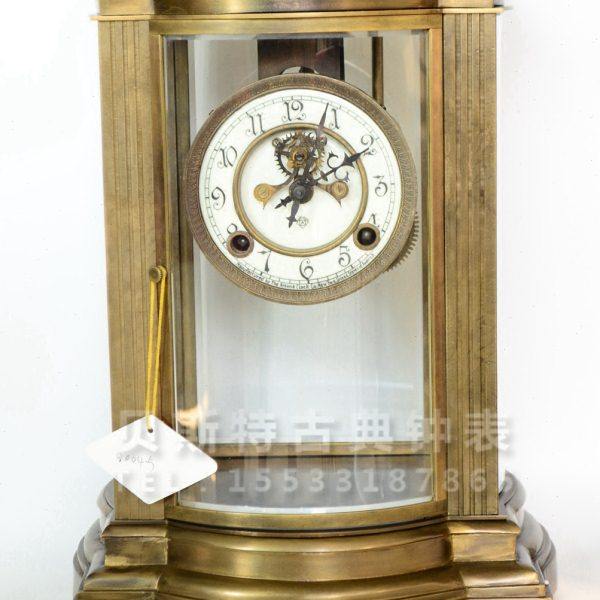 四明钟|欧式古典|机械仿古座钟|理石铸铜钟|样板间摆设|仿古董钟
