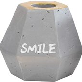 创意卫生间免打孔几何水泥牙刷架桌面浴室置物架家居装 饰品小摆件