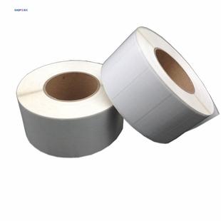 6.5mm纸箱铜版 纸7.7mm 纸标签 强粘性标签不干胶铜版 高赋码
