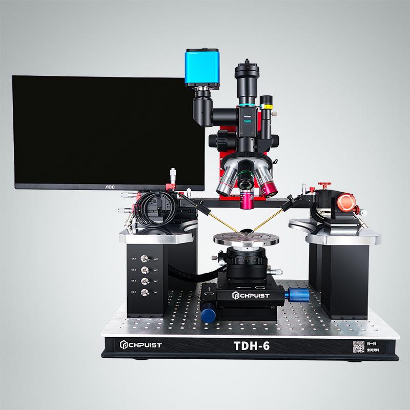 探针台手动测试晶圆忆阻器失效分析IV测试光电流测试Mapping架探