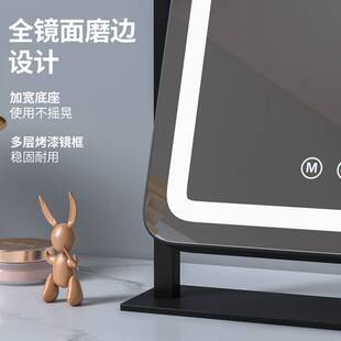 化妆镜带灯台式桌面led灯化妆师补光梳妆镜家用卧室高清镜子