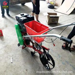 热销SHO用小型小自麦地多功能除草施肥机汽油机农走式追机施肥播