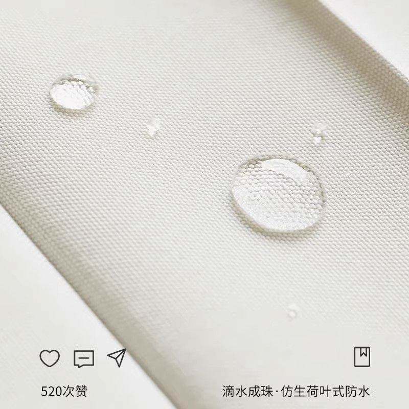 浴室高档折叠浴帘卫生间隐形挂帘干湿分离隔断帘套装免打孔防水布