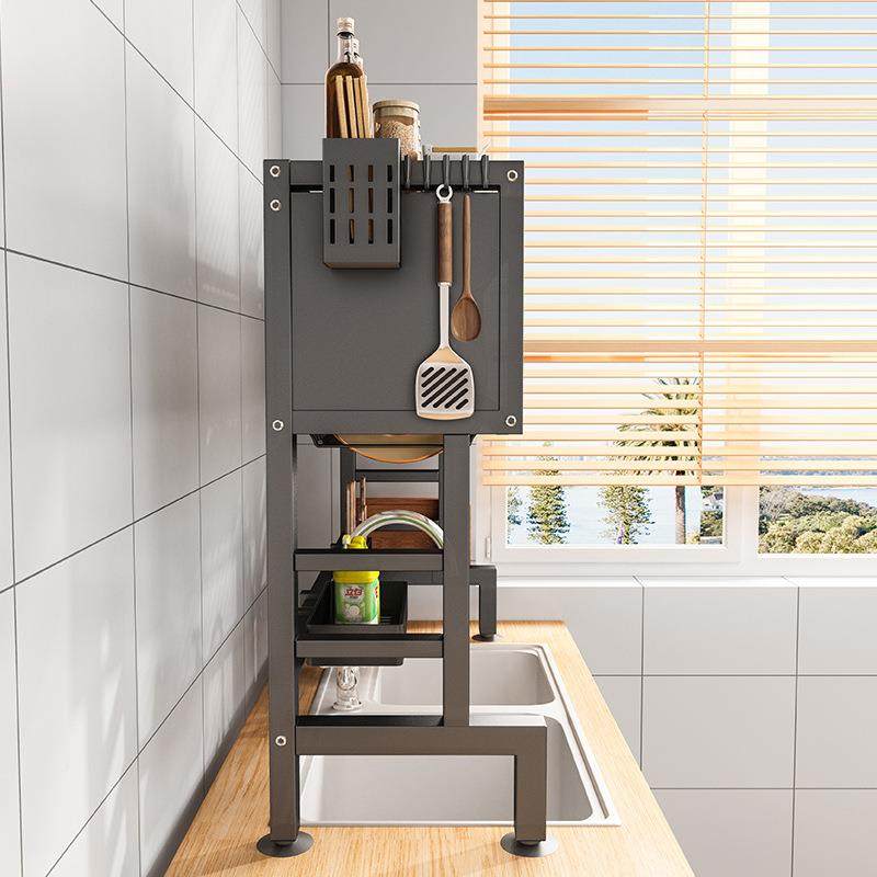 厨房水置物槽架纳台面碗碟沥水架多功水槽置物能带门防尘筷盘收架,厨房/烹饪用具,抹布架/厨房清洁收纳架,淘宝优惠券,粉丝福利购,淘宝优惠卷