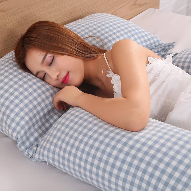 多功能全棉孕妇枕u型枕睡枕护腰托腹侧睡枕G型水洗棉愫棉孕妇枕头