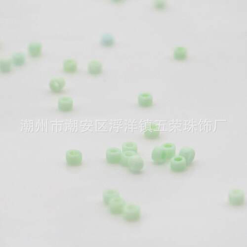 WRZ-34盘珠饰品辅HRA料电璃脑机绣绣珠连线珠璃米珠机玻玻散珠 - 封面