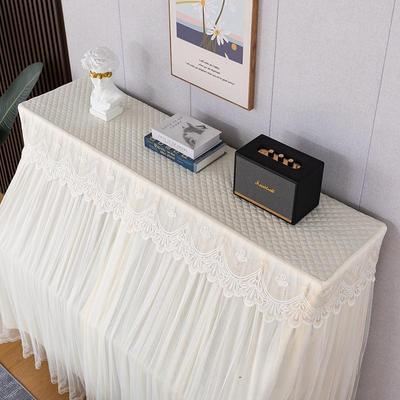 款小清新钢琴全罩网蕾丝防pGZRsMrj尘罩盖美式现代简约钢琴罩格布