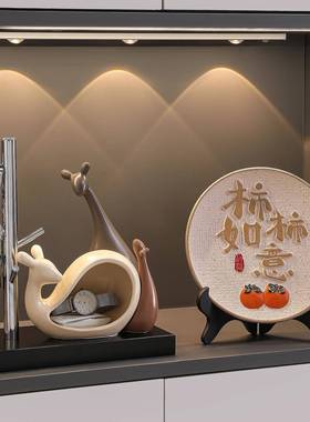 现代柜玄关壁龛意摆件客厅电视艺装饰品轻奢高档家居BJZH1718创酒