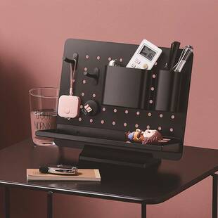 几何桌面收纳架器置物架数码产品文具整理收纳盒省空间简约风格