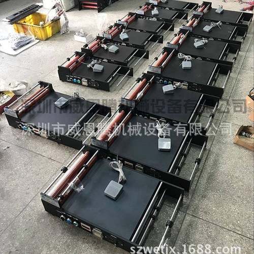 导光板覆膜机：小尺寸导光板桌面式双工位覆膜机现货热销