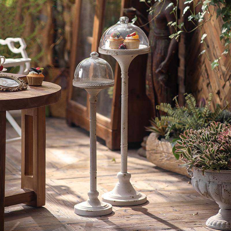 法浪漫透明蛋糕XNG罩托式甜品围感氛装饰果盘盘复古做旧铁艺点心,家居饰品,香薰托盘,淘宝优惠券,粉丝福利购,淘宝优惠卷