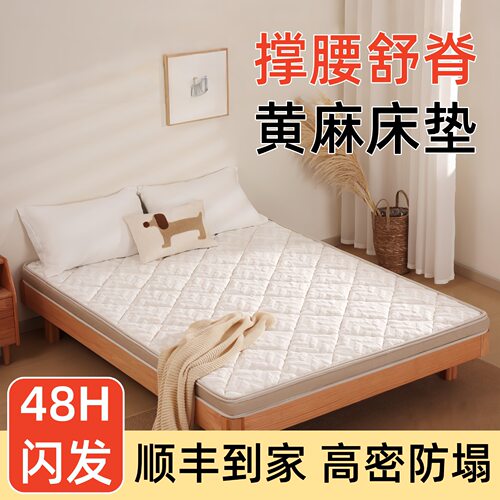 S型黄麻儿童舒脊棕榈硬垫1.8m家用卧室榻榻米垫子可面拆黄麻棕垫