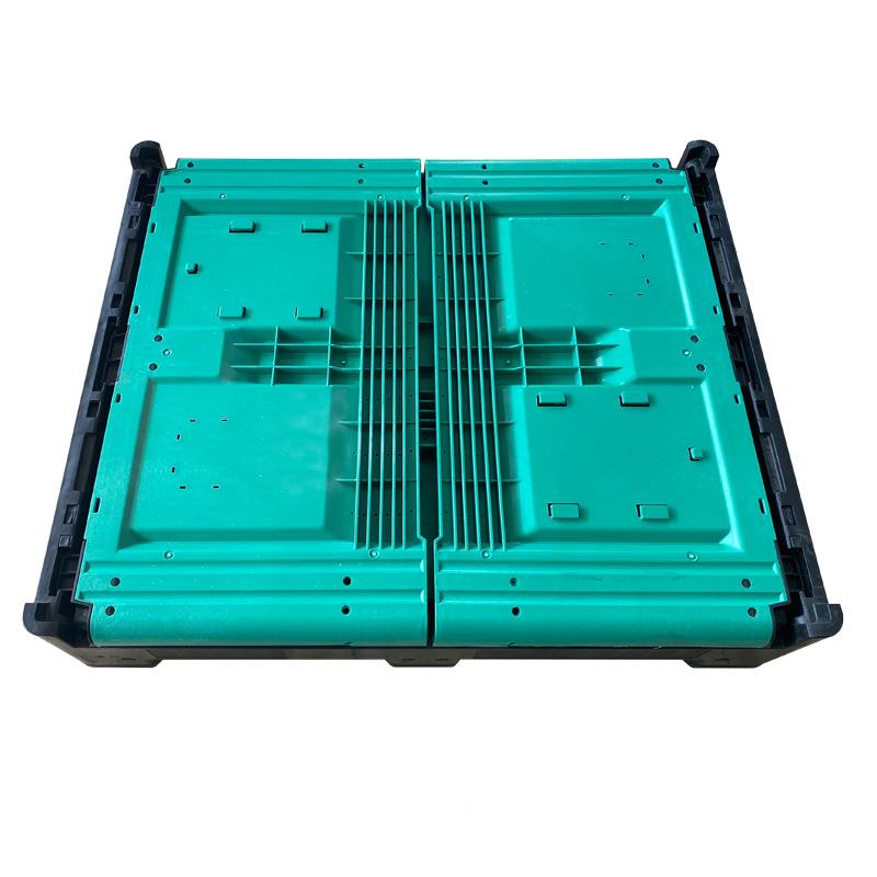 大型水周转箱折卡板叠箱加IIX厚可仓储物流箱810叉车蔬果果收纳筐