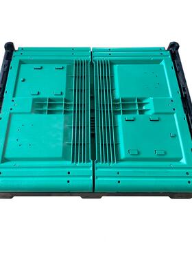 大型水周转箱折卡板叠箱加IIX厚可仓储物流箱810叉车蔬果果收纳筐