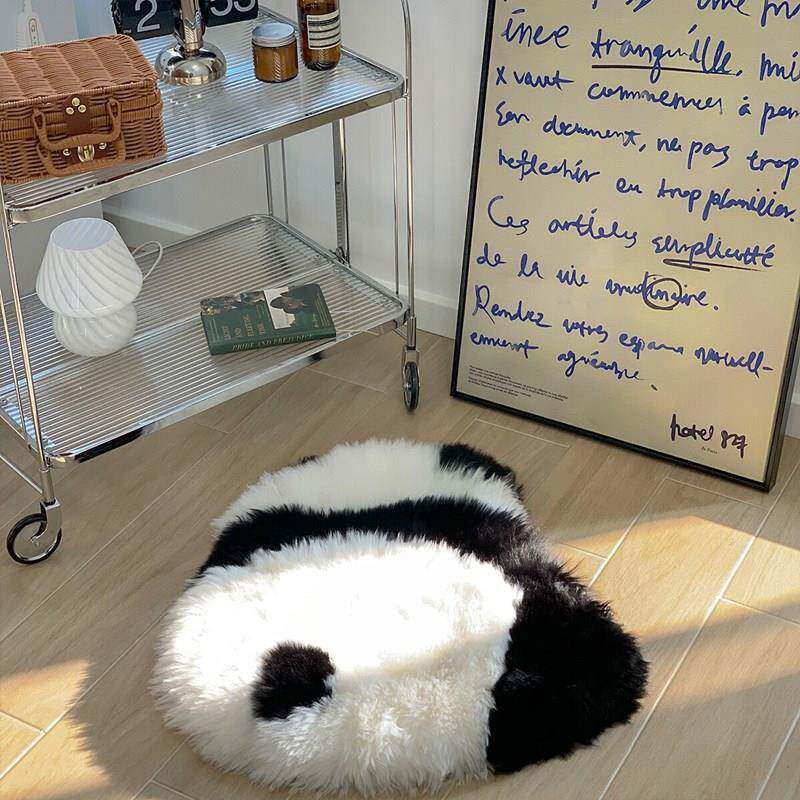 熊抱枕澳洲纯羊毛靠枕沙头猫椅子OT-X01靠垫床网红款生气熊猫发坐