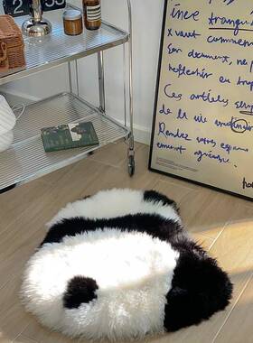 熊抱枕澳洲纯羊毛靠枕沙头猫椅子OT-X01靠垫床网红款生气熊猫发坐