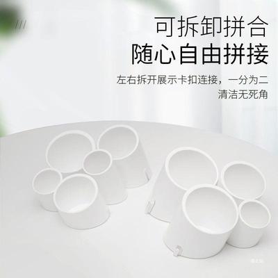 桌学ENT物生多功能蜂巢笔筒斜式创意收纳盒宿舍面插简约画笔彩笔