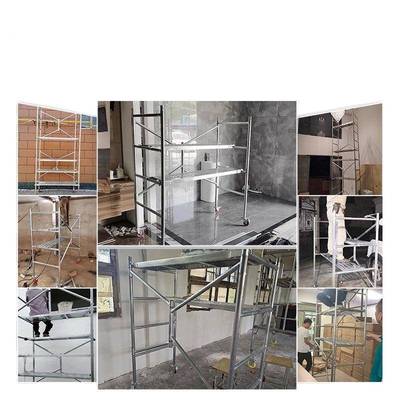 源头厂家折叠手架可拼接脚移动子室148内装修加厚带万向架外轮