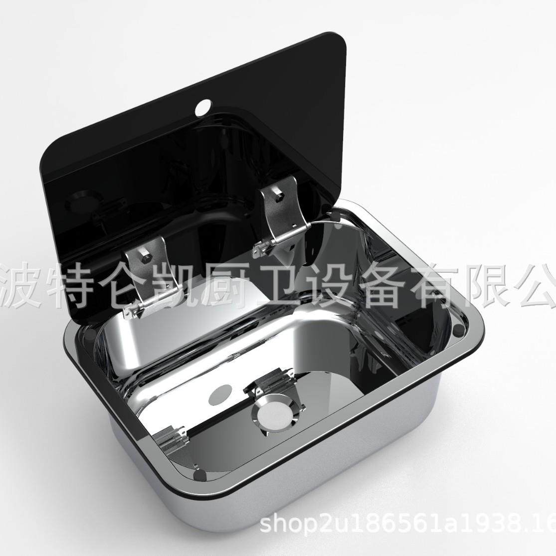 供原TC-SS382厂家带盖水槽房车不锈钢水盆房车游艇水槽厂直量大从