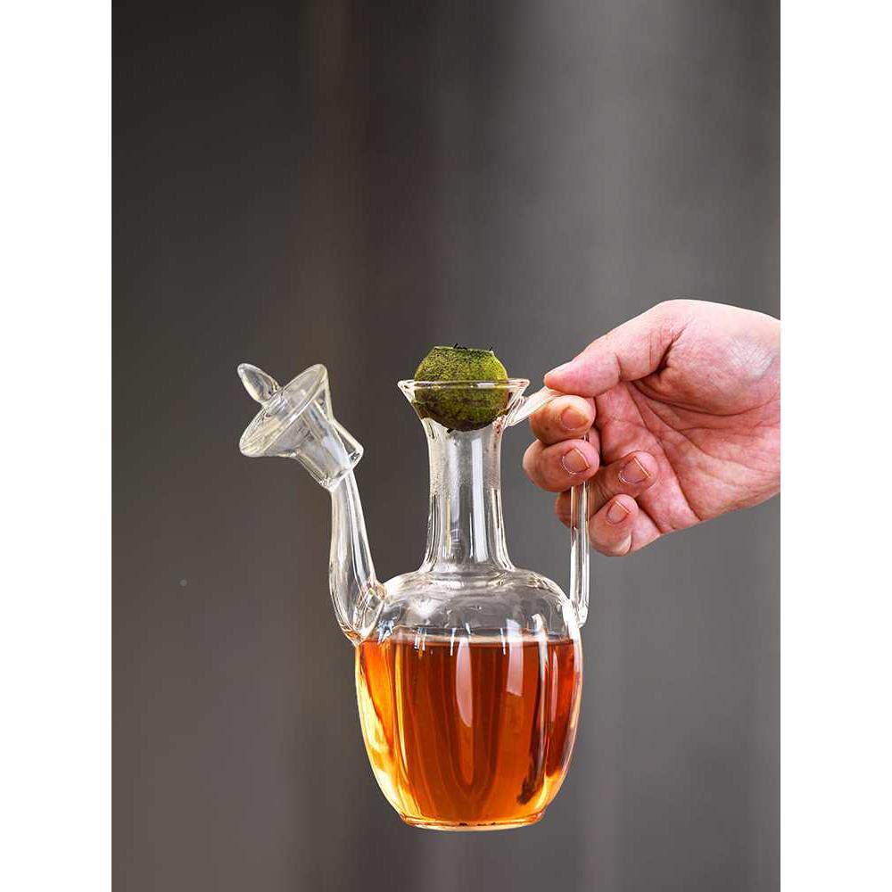 小青电柑泡茶壶高玻耐温煮茶器陶炉烧水壶茶F87569TS具璃套装家用