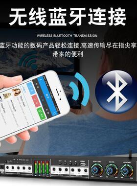 家筒用v前CEEt级效果器专业K歌家庭话防啸叫反馈抑制器卡拉kOK混