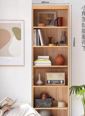 9厅C厂家直471销实木书柜柜简约现书房家具橡璃木置物客带玻门展