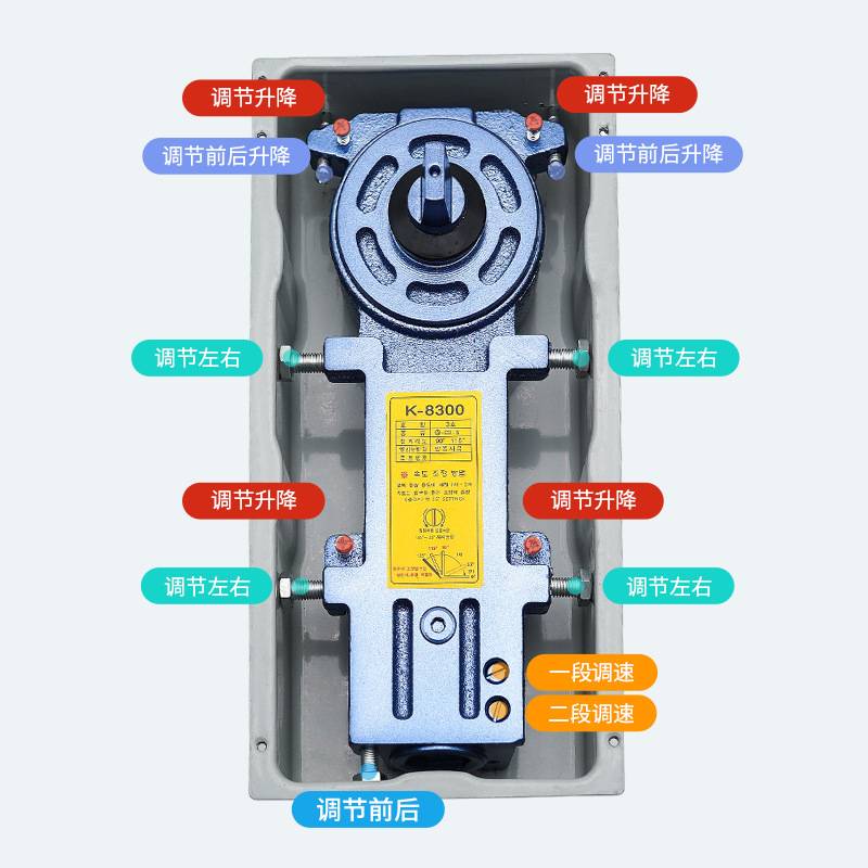 重型地弹簧8300无框玻璃门配件不锈钢120KG通用型地弹璜厂家地轴