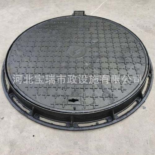 球墨型铸铁型井419盖重E600井盖轻绿化带铸人行道铁井盖市政排水