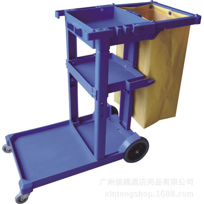 AF08160物白485服务车保洁车业酒店宾馆客房包清洁工具手推云车清