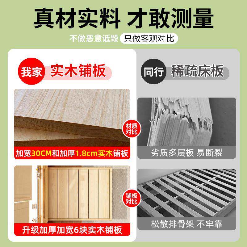 实床约木现代18简卧室双人床1X-1206米.5米经济型单人床1.2出租房