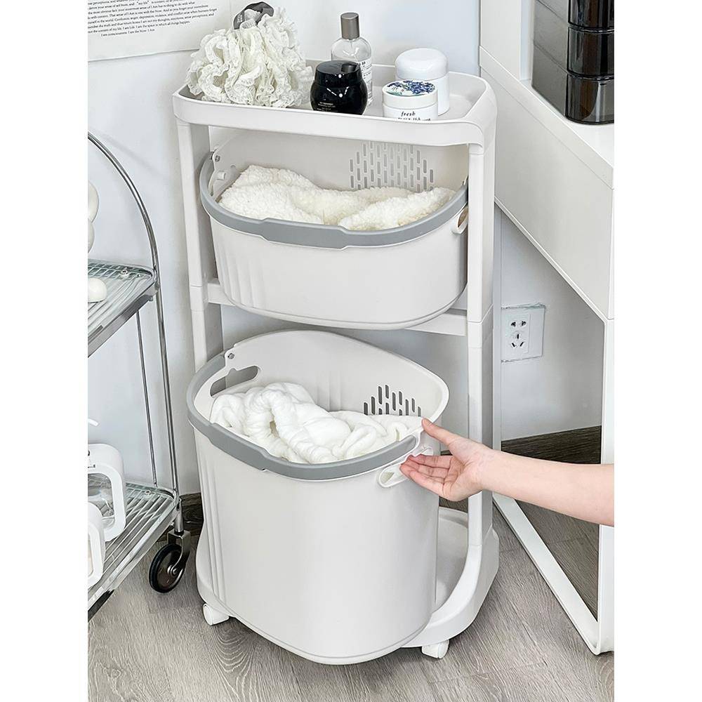 推车脏衣88810032脏篮浴洗室置物架脏衣篓卫生间脏服手间收纳架衣