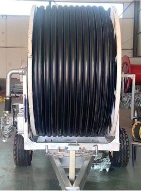 LHJ农卷盘喷灌机可田移动自溉走式自动卷回管灌设备浇地机盘式喷