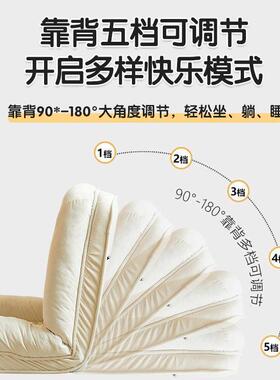人类窝懒人发可睡躺榻榻米折狗叠GVI可两用阳台卧沙室小沙发单人