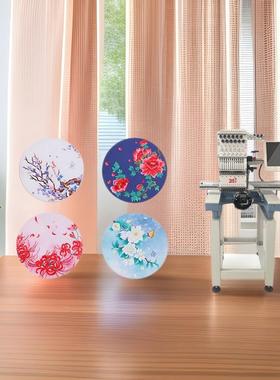 全自机动小电脑绣花帽绣衣绣布设备大型商用家用贴654台式缝纫机