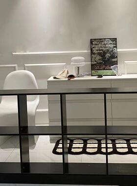 实木格子收简易书柜自由组IIJ合小柜纳格子柜储物书架柜子书柜置物架