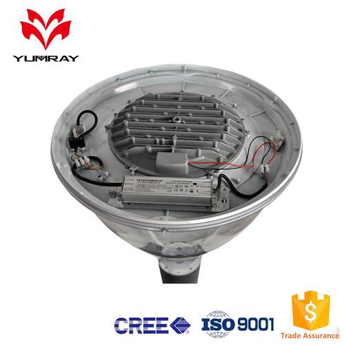 明ed庭院灯铝质板YMLED-61旋l压透PC60w道路广场公园照明出口5年