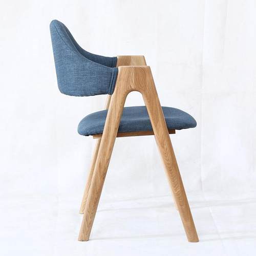 实木国椅餐厅闲橡木xm038餐椅子现代休椅简约原木用泰电脑桌家椅