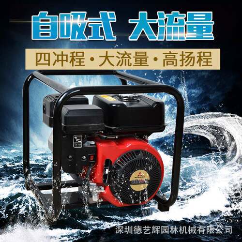 原YKW装程GB化1G水泵80出水口2寸/3寸四冲抽水泵8园林绿浇水灌溉