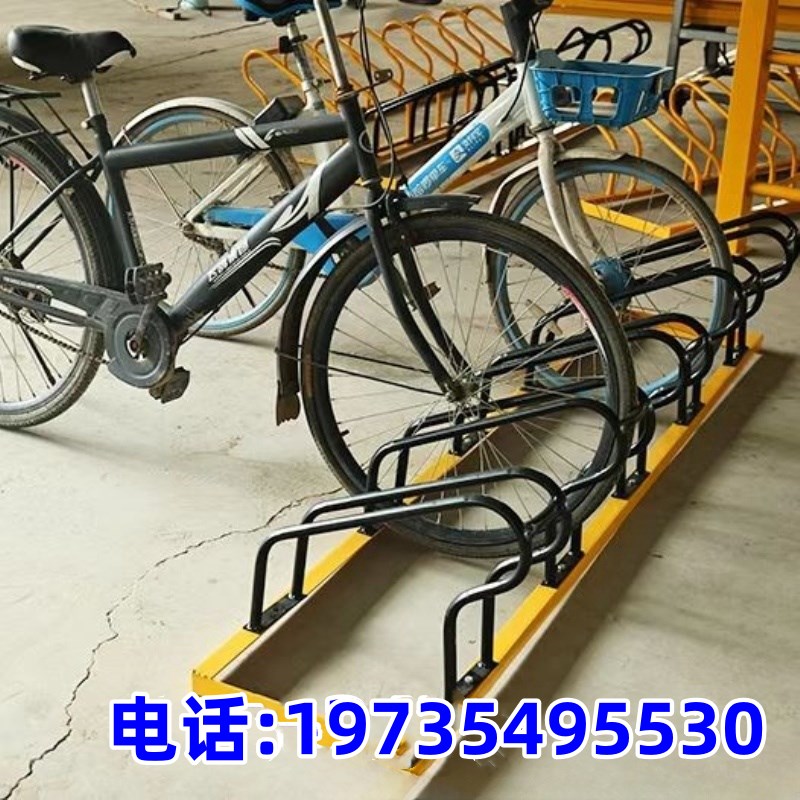 自行车停车架立式分体式电w动车停车架停车位卡位停车架车站地锁