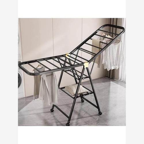 折叠阳台家用落地卧室晒衣架室内挂衣杆凉晒架子晒被子神器