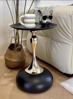 小蛮桌腰卧客室厅家用小几边桌复茶古角几轻奢现代阳台小圆网红厂