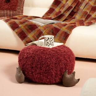 红色坐墩喜庆客厅沙发地上氛围感蒲团阳台榻榻米懒人墩子可爱坐垫