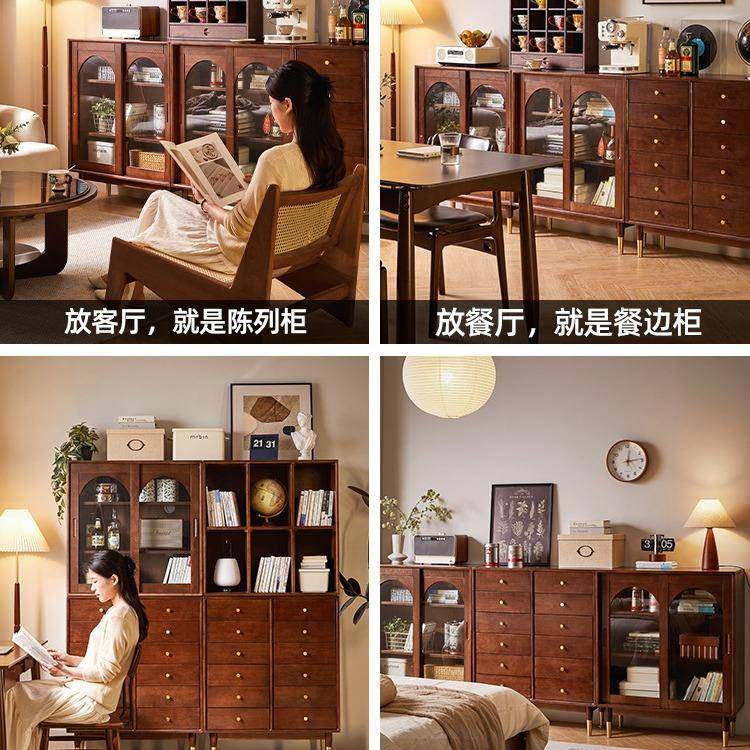 实木斗复卧古室置物柜餐柜边抽屉柜组柜合书柜收RF-TS296纳柜客厅,收纳整理,收纳柜,淘宝优惠券,粉丝福利购,淘宝优惠卷
