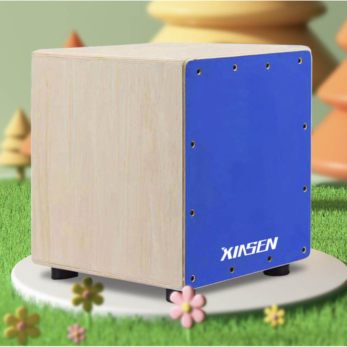 卡打宏箱鼓实木坐鼓鼓箱击乐器拍儿童初学者手卡洪鼓拍箱吉RSX他