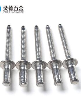 不锈钢单鼓抽芯铆钉304材质JER型拉铆钉全不锈钢车单型鼓汽鼓拉铆