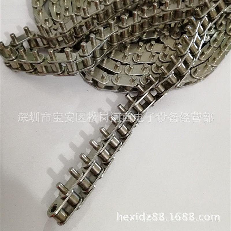 06B不锈钢链条加长销5MM链条工业链条回流焊链条