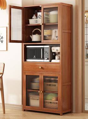 边柜厨EHB房橱柜出租房厅碗柜多功能餐碗收纳筷柜子客置物架落地