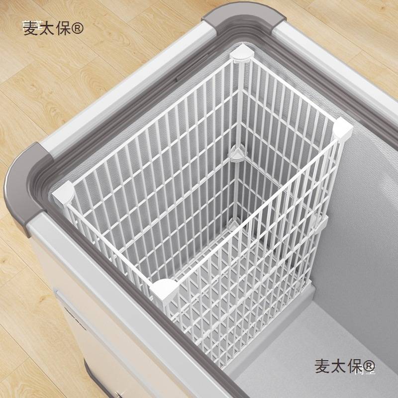 冰柜内部置物架分隔栏家用分层收纳筐小冷柜冷冻分类分隔麦太保