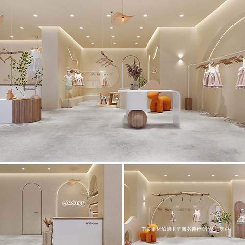 服装店防眩光筒商灯嵌入式e色d店铺QWX用超亮高显无频l闪天花灯